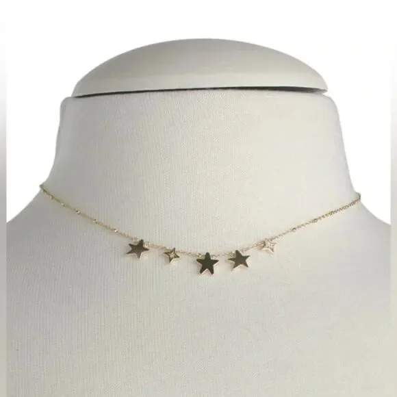 NWOT Kendra Scott Gold Jae Star Choker Necklace - Picture 2 of 12